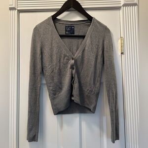 American Eagle Size Small Gray Cardigan
